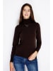 William de Faye Rollkragenpullover in Braun