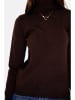 William de Faye Rollkragenpullover in Braun