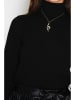 William de Faye Rollkragenpullover in Schwarz