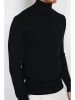 William de Faye Rollkragenpullover in Schwarz
