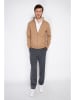 William de Faye Cardigan in Camel