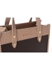 Vince Camuto Handtas "Cortona" bruin/beige - (B)25 x (H)20 x (D)12 cm