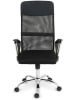 Lifa Living Bureaustoel "Newcastle" zwart - (B)52,5 x (H)122 cm