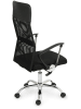 Lifa Living Bureaustoel "Newcastle" zwart - (B)52,5 x (H)122 cm