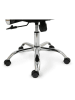 Lifa Living Bureaustoel "Newcastle" zwart - (B)52,5 x (H)122 cm