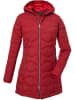 Killtec Doorgestikte mantel rood