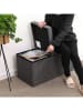Songmics Aufbewahrungsbank in Grau  - (B)76 x (H)38 x (T)38 cm
