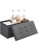 Songmics Aufbewahrungsbank in Grau  - (B)76 x (H)38 x (T)38 cm