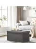 Songmics Aufbewahrungsbank in Grau  - (B)76 x (H)38 x (T)38 cm