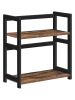 Songmics Schreibtisch-Regal in Braun/ Schwarz - (B)42 x (H)43 x (T)18 cm