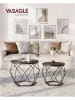 Songmics 2er-Set: Couchtische in Schwarz