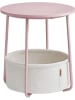 Songmics Bijzettafel wit/roze - (H)50 x Ø 45 cm
