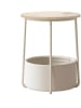 Songmics Stolik w kolorze kremowym - wys. 50 x Ø 45 cm