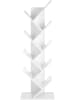 Songmics Regał w kolorze białym na książki - 50 x 141,5 x 25 cm