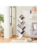 Songmics Bücherregal in Weiß - (B)50 x (H)141,5 x (T)25 cm