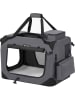 Songmics Transportbox grijs/zwart - (B)60 x (H)42 x (D)42 cm