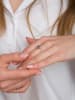 Pandora Silber-Ring mit Kristallen
