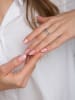 Pandora Silber-Ring mit Kristallen
