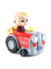 vtech Traktor "Tut Tut Baby Flitzer - CoComelon" w kolorze czerwonym - 18 m+