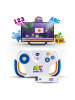 vtech Lernkonsole "ABC Smile TV" in Weiß - ab 3 Jahren