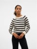 Vero Moda Pullover in Weiß/ Schwarz