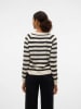 Vero Moda Pullover in Weiß/ Schwarz