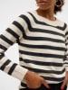 Vero Moda Pullover in Weiß/ Schwarz