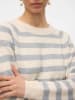 Vero Moda Pullover in Creme/ Grau