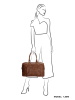 Beagles Henkeltasche "Murcia" in Hellbraun - (B)40 x (H)30 x (T)24 cm