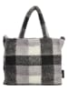 Beagles Henkeltasche "Navarra" in Schwarz/ Grau - (B)28 x (H)21 x (T)11 cm