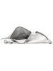Charm Borstbuidel "New York" zilverkleurig - (B)39 x (H)20 x (D)12 cm