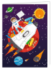 URSUS Kreativset "Diamond Painting Greeting Cards - Adventure" in Bunt