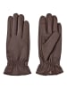 Camel Active Leren handschoenen donkerbruin