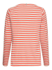 Camel Active Longsleeve in Orange/ Weiß