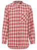 Camel Active Bluse in Rot/ Weiß