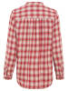 Camel Active Bluse in Rot/ Weiß