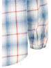 Camel Active Bluse in Hellblau/ Weiß