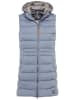 Camel Active Doorgestikte bodywarmer lichtblauw