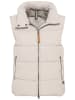 Camel Active Doorgestikte bodywarmer crème