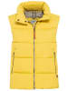Camel Active Doorgestikte bodywarmer geel