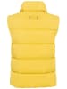 Camel Active Doorgestikte bodywarmer geel