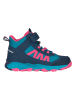 Trollkids Wanderboots "Tronfjell" in Dunkelblau/ Pink