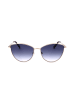 Longchamp Dameszonnebril goudkleurig/donkerblauw