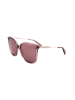 Longchamp Dameszonnebril lichtbruin/goudkleurig