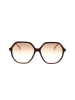Longchamp Damen-Sonnenbrille in Schwarz/ Rosa