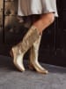 Belucci Stiefel in Gold