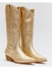 Belucci Stiefel in Gold