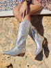 Belucci Stiefel in Silber