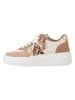 Belucci Sneakers in Creme/ Braun