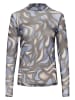 Kaffe Longsleeve in Hellblau/ Schwarz